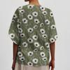 Women's Fashionable Casual Round Neck Printed Top Loose Top Printed Top Loose Top