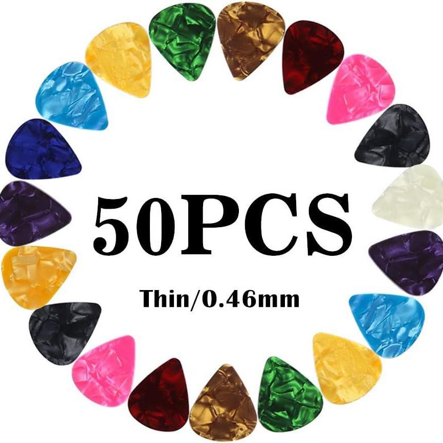 Bakelite and Celluloid Guitar Picks - Universal Multi-Color Selection