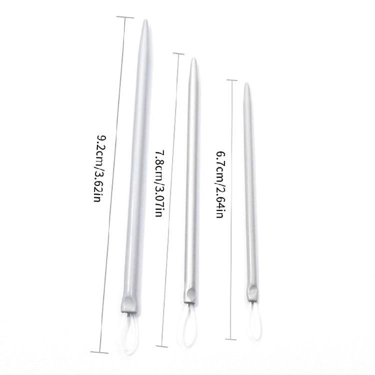 3pcs/set Nylon Wire Knitting Needle Knitter Apparel Sewing and Fabric Art Craft