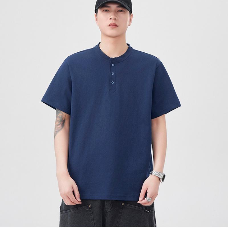 250g Short-sleeved T-shirt In Summer Comfortable Fit Cotton Vintage Blouse Niche T-shirt