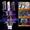 2pcs H7 Socket Type Led Fog Light Car Led Headlight Bulbs 6000K Pure White Light Plug and Play Perfect Beam For Citroen C4 C5