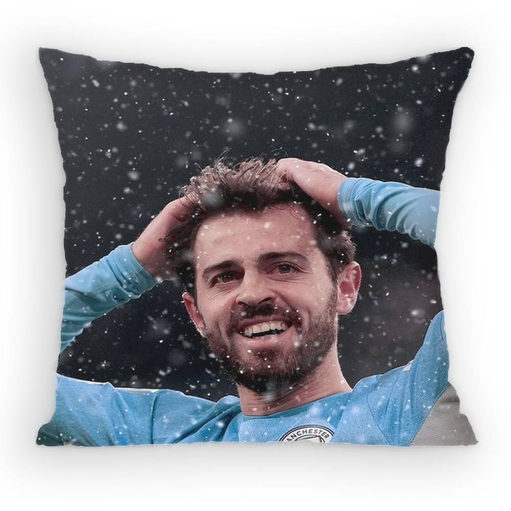 BBernardo SSilva  MidCourt Pillow Case Antidustmite Pillowcase Invisible Zipper Silky Short Plush Sofa Cushion Cover