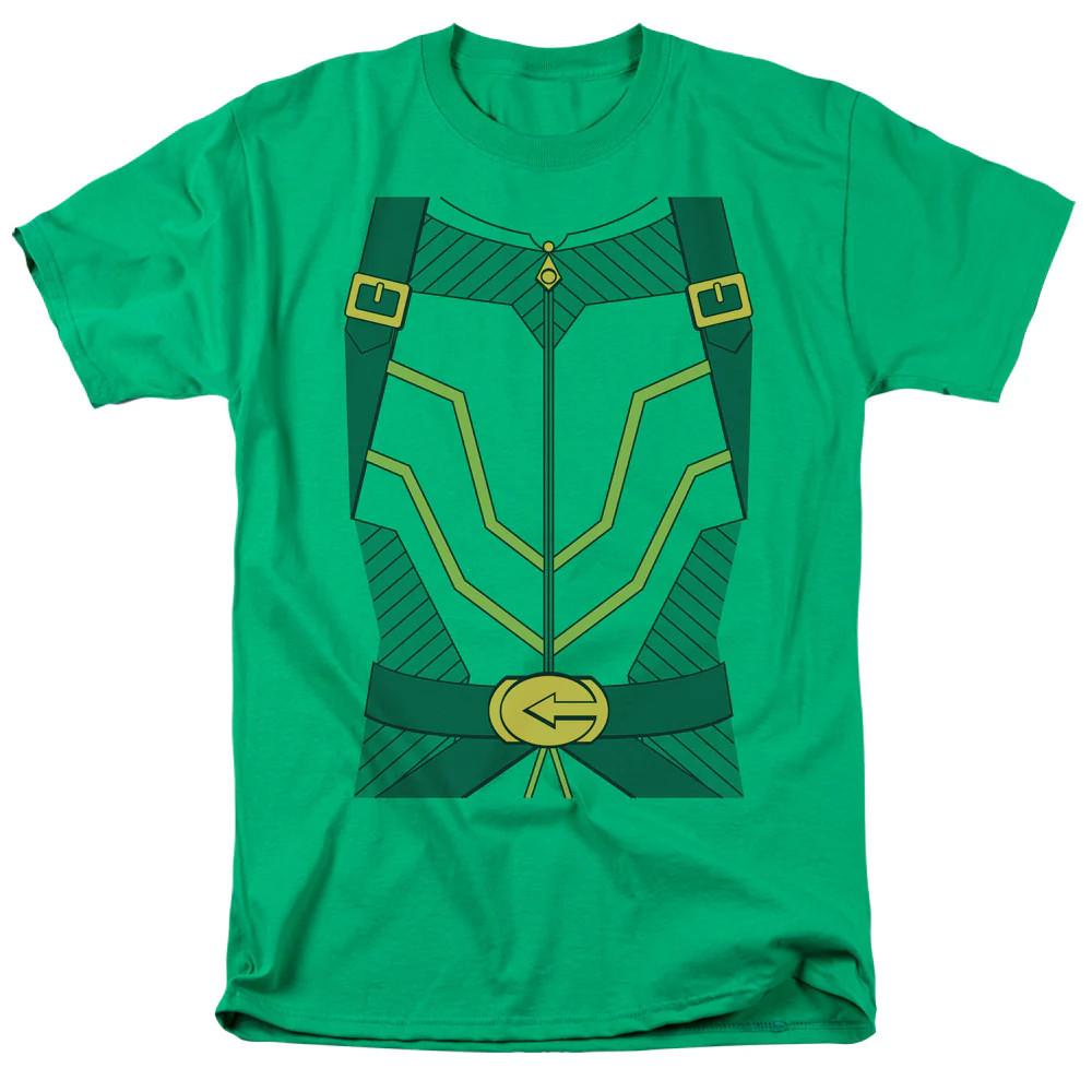 

Justice League Arrow Uniform Mens T Shirt Kelly Green S