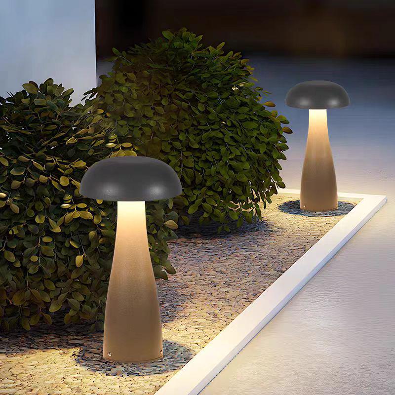 LED Mushroom Lawn Light: Outdoor Waterproof Landscape Lamp for Villa, Courtyard, Park, Community, Garden Décor.