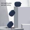 Liquid Silicone Headphone Holder with Metal Hook Portable Wireless Headset Cover All Inclusive Anti Shock for Redmi Buds 3 Lite