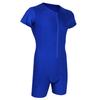 Men's One Piece Short Sleeve Front Zipper Leotard Bodysuit Wrestling Singlet Jumpsuit Romper