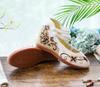 Comemore 2025 High Heels Women Pumps Wedges Ethnic Embroider Chinese Shoes Woman Spring Casual Mary Janes Women's Summer Sandals