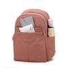Solid Color Women Backpack Outdoor Student Schoolbag Travel Bag