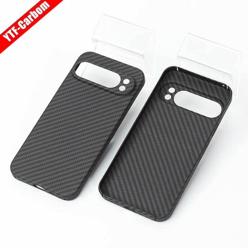 YTF-Carbon Carbon fiber case for Google Pixel 9 Pro XL Anti-fall Aramid Fiber case Design Pixel 9 cover Thin and light Magnetic