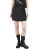 Catharsis Mini Skirt Pants Black Pinstripe One Size