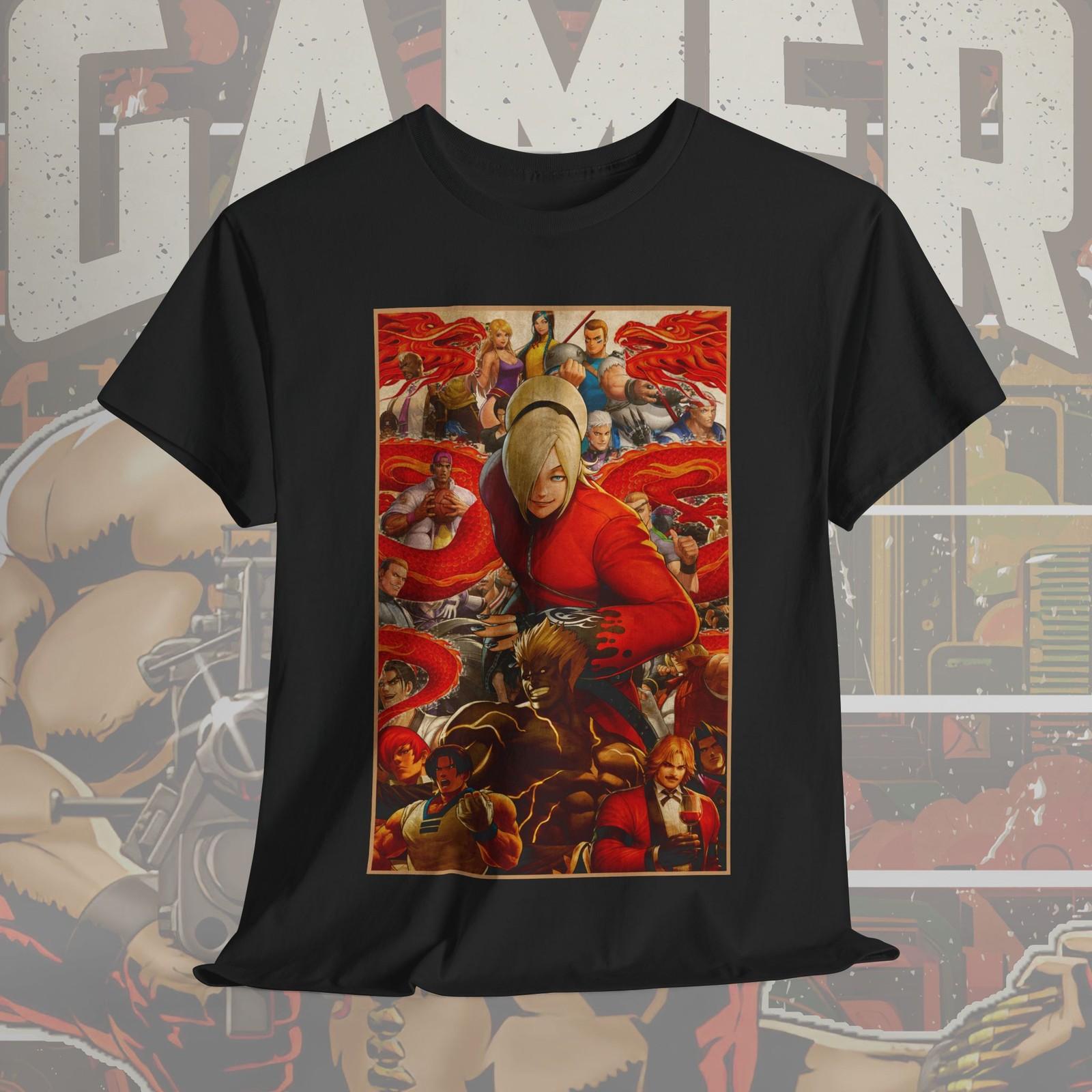 Ash King of Fighters Gaming Shirt, KOF Tee, Gamer Unisex T-Shirt Mens Womens Tees Top 4XL