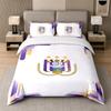 3Pcs Bedding SetAnderlecht FC Soft Bed Sheet and Two Pillowcases Home Bedroom Decor