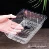 Disposable Transparent Rectangular Food Containers