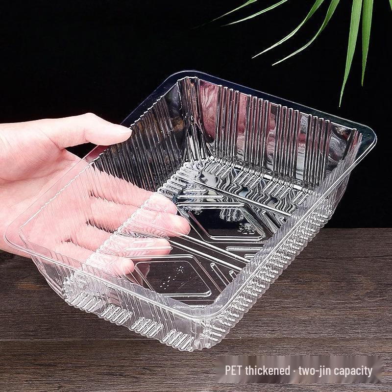 Disposable Transparent Rectangular Food Containers