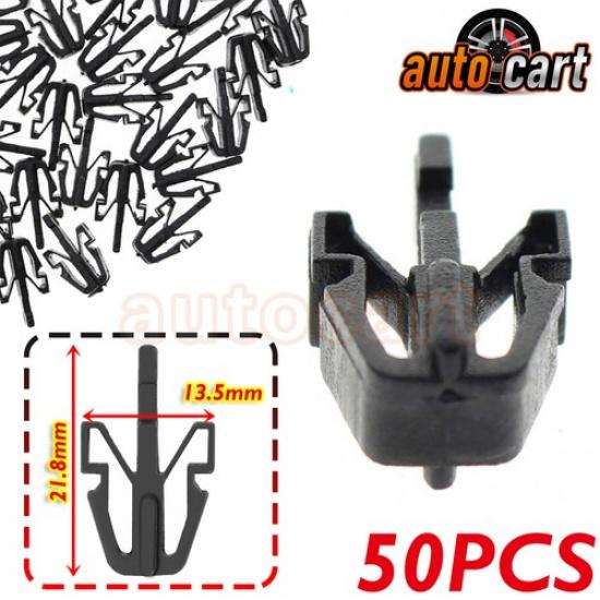 50 PCS For GMC Canyon Colorado Grille Retainer Clips Black Plastic B09250715