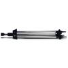 Automatic Rotating Lawn Sprinkler with Stainless Steel Tripod and Zinc Water Bird Design