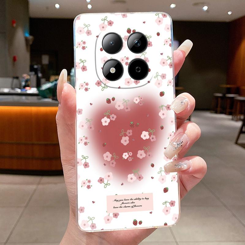For Xiaomi Redmi Note 15 Pro Plus Case Luxury Flower Cover Soft TPU Phone Case For Redmi Note 15 Note15 Pro + 5G Fundas Bumper