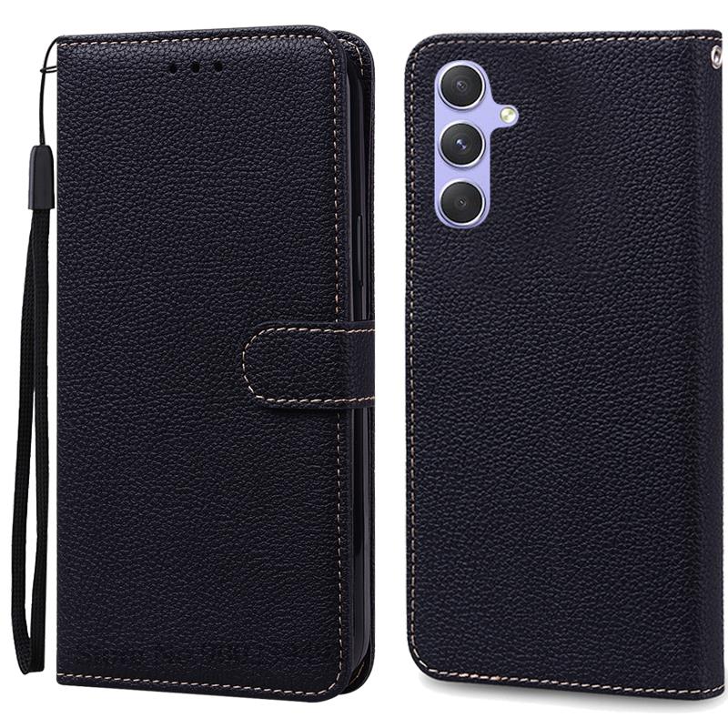 A35 5G Case For Samsung Galaxy A35 Case Leather Wallet Flip Case For Samsung Galaxy A35 5G Cover Coque Fundas Shell Etui