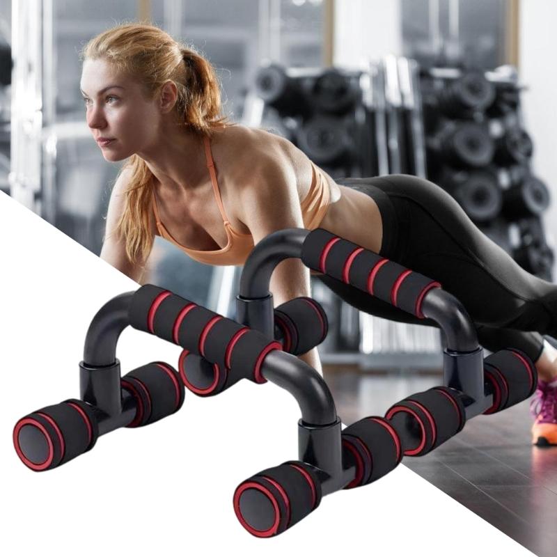 H Frame Push Up Stands For Homes Gym Ergonomic Durability Nonslip Base For Chest Arm Core Strength Training
