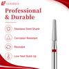 Rounded Top Cone Bit Diamond Nail Drill Bit Set 10PCS Nail Milling Cutters for Cuticle Cleaning Nail Edge Shaping Nail Prep Filing Nail File Bit Sets
