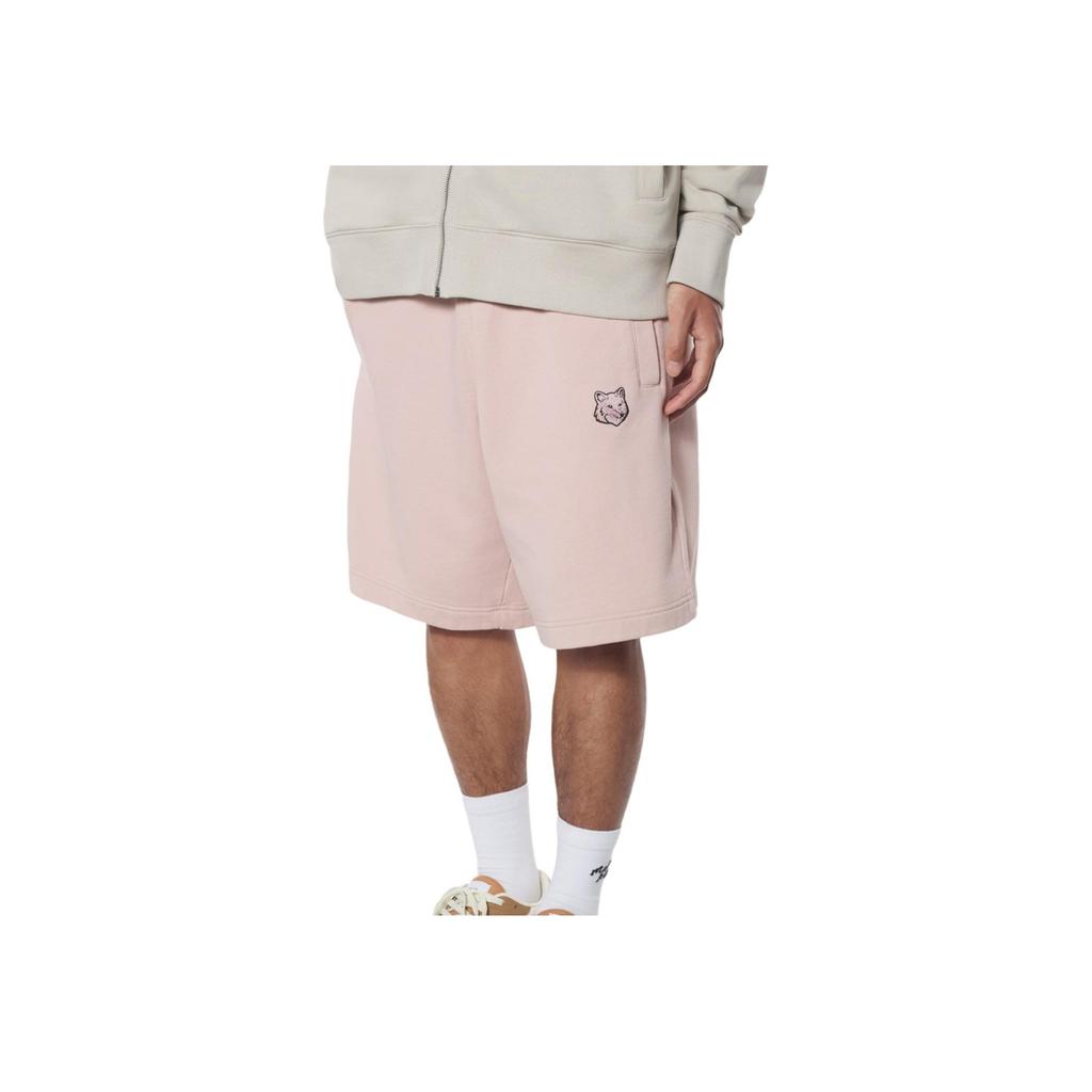 Maison Kitsune SS25 Fox Head Patch Loose Pocket Casual Shorts Men shorts Pink-Clay MM01121KM0001-0172