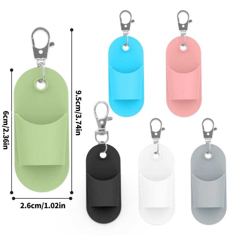 Fashionable Lipstick Keychains Reusable Cosmetic Organizers Without Slip Grip Portable Makeup Clip Holder Daily Use