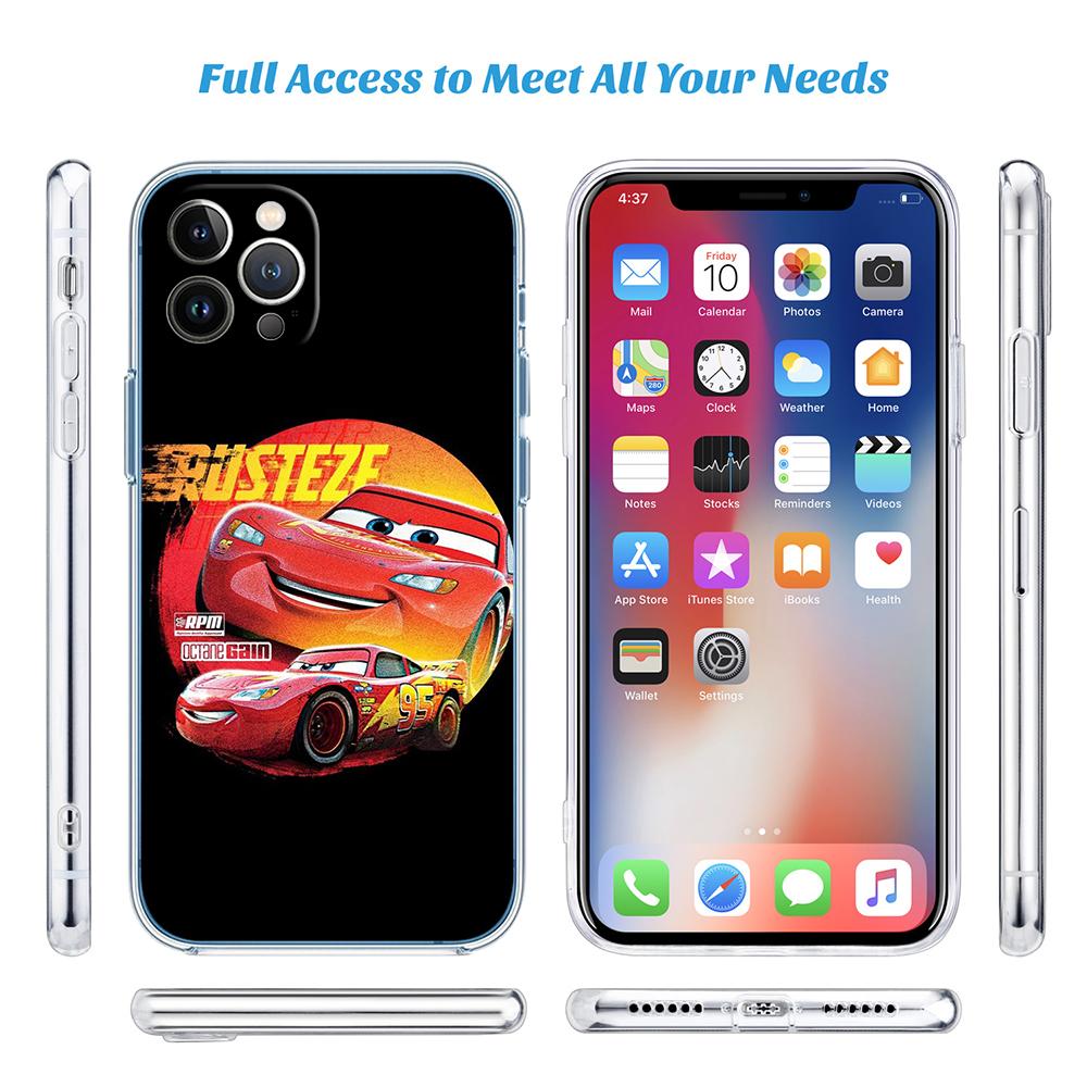 CJ23 Cars Lightning McQueen Case for Motorola Moto G10 G20 G30 G31 G32 G34 G35 G41 G42 G50 G51 G52 G55 G60 G60S G62 G71 G72 G75
