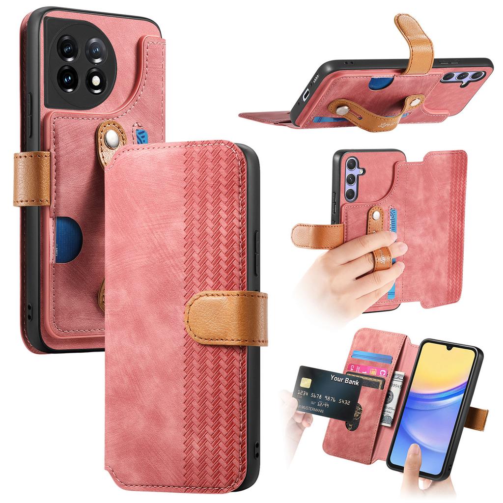 Ultimate Shockproof Wallet Case for OnePlus 11/Nord CE3/Ace 5/13R/Sony Xperia 1 VII/Nothing CMF Phone 2 Pro/3a.Card Holder + Stand + RFID Protection