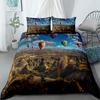 Amazing Tree Pink of Eiffel Tower Duvet Cover Set UK Single Double Queen US Twin Full King Size pkm Bed Linen Set