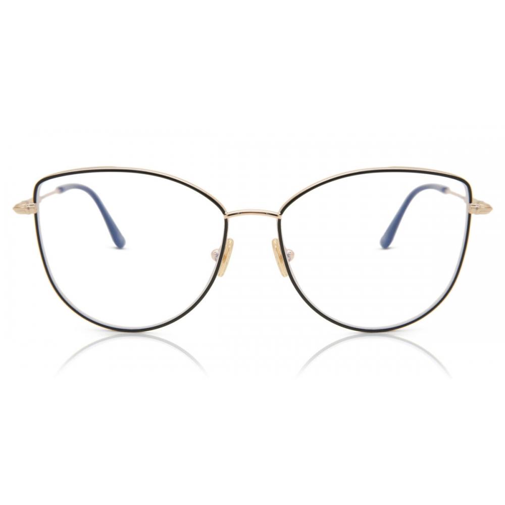 

Tom Ford Ft5667 B Blue Light Block 005 Women Eyeglasses Gold/55