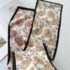 Mulberry Silk Silk Scarf Spring and Summer Long Double-layer Double-sided Temperament Gentle Silk Scarf Thin and Narrow Long Scarf Streamer