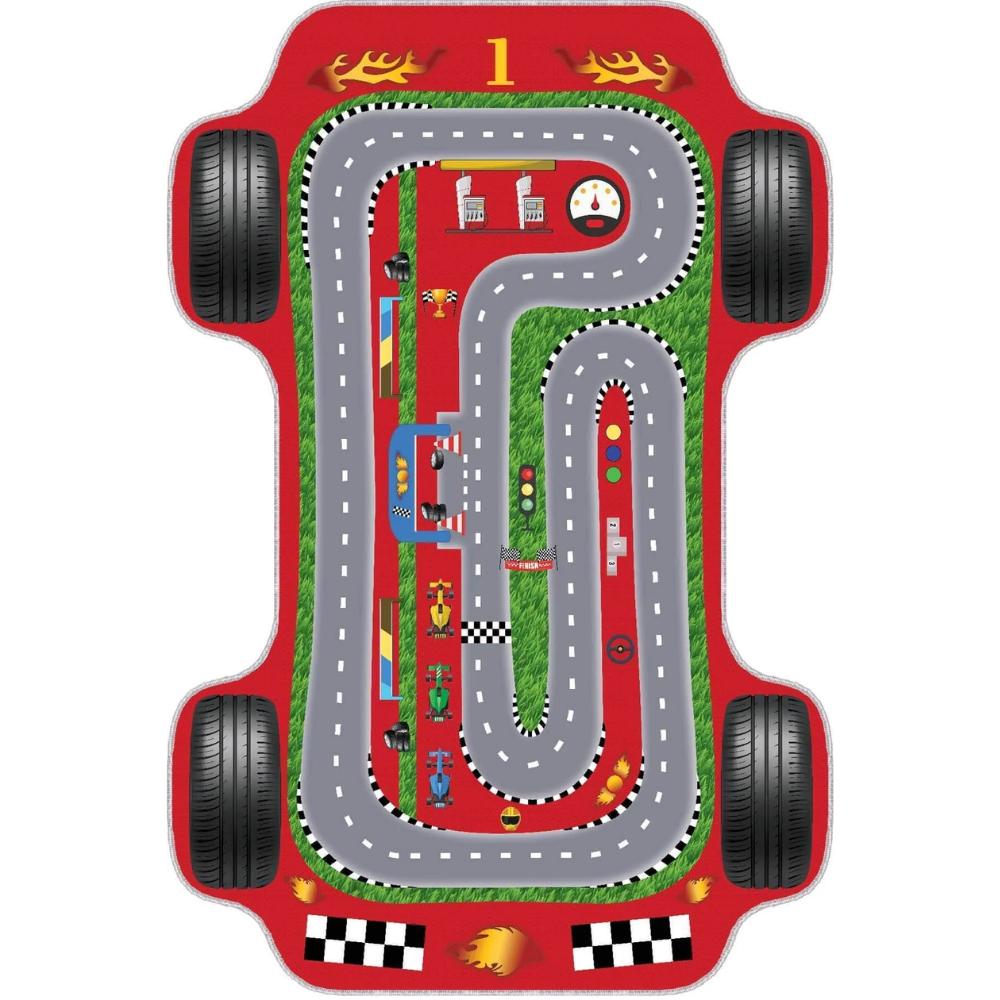 Miru Home Digital Print Washable Non-Slip Dot Base Living Room,Children and Baby Carpet Mcb-29