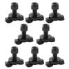 8 Pieces Strong Double Ear Sliding Tracks For Automotive Use Ideal For Transporting Equipment In Trailers