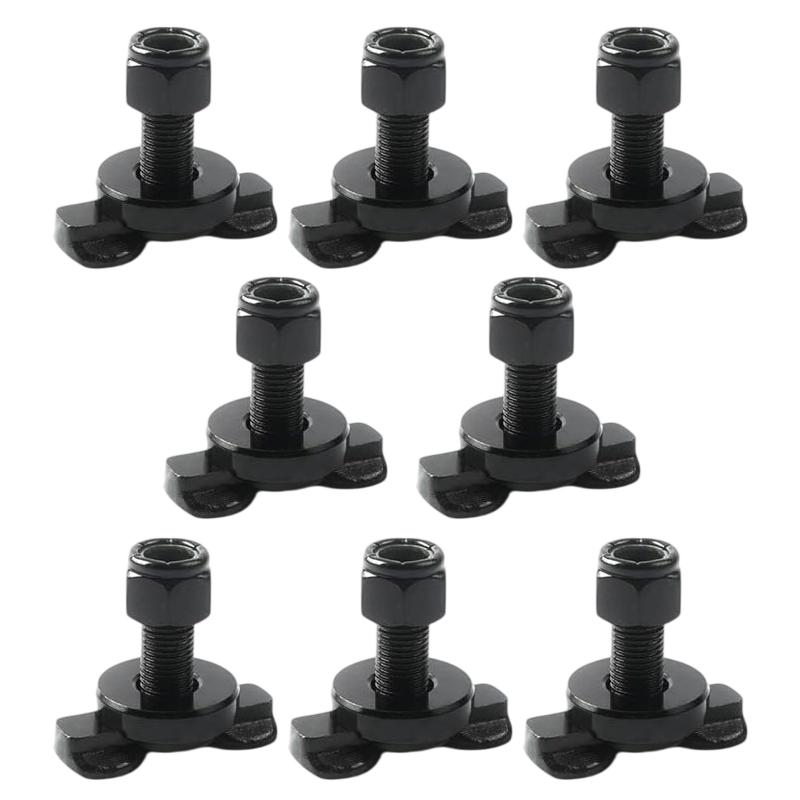 8 Pieces Strong Double Ear Sliding Tracks For Automotive Use Ideal For Transporting Equipment In Trailers
