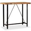 Vidaxl Stolik Barowy Z Litego Drewna Odzyskanego, 120 X 60 X 107 Cm