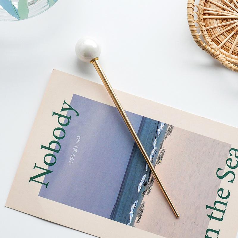 Koreanische Haarnadel Damen Haarspangen Elegant Perle Haarstäbe Mädchen Haarspange Haaraccessoires Neue Mode Haarspangen Haarspange