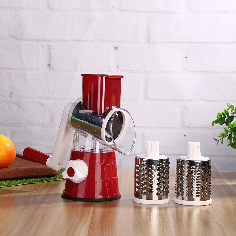 Rotary Cheese Grater Manual Hand Crank Cheese Grater Vegetable Slicer Cheese Shredder Easy To Clean Kitchen Gadgets
