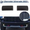 Smoked Front Fog Light Lamp Cover Trim Panel Guard For Chevy Silverado -2025