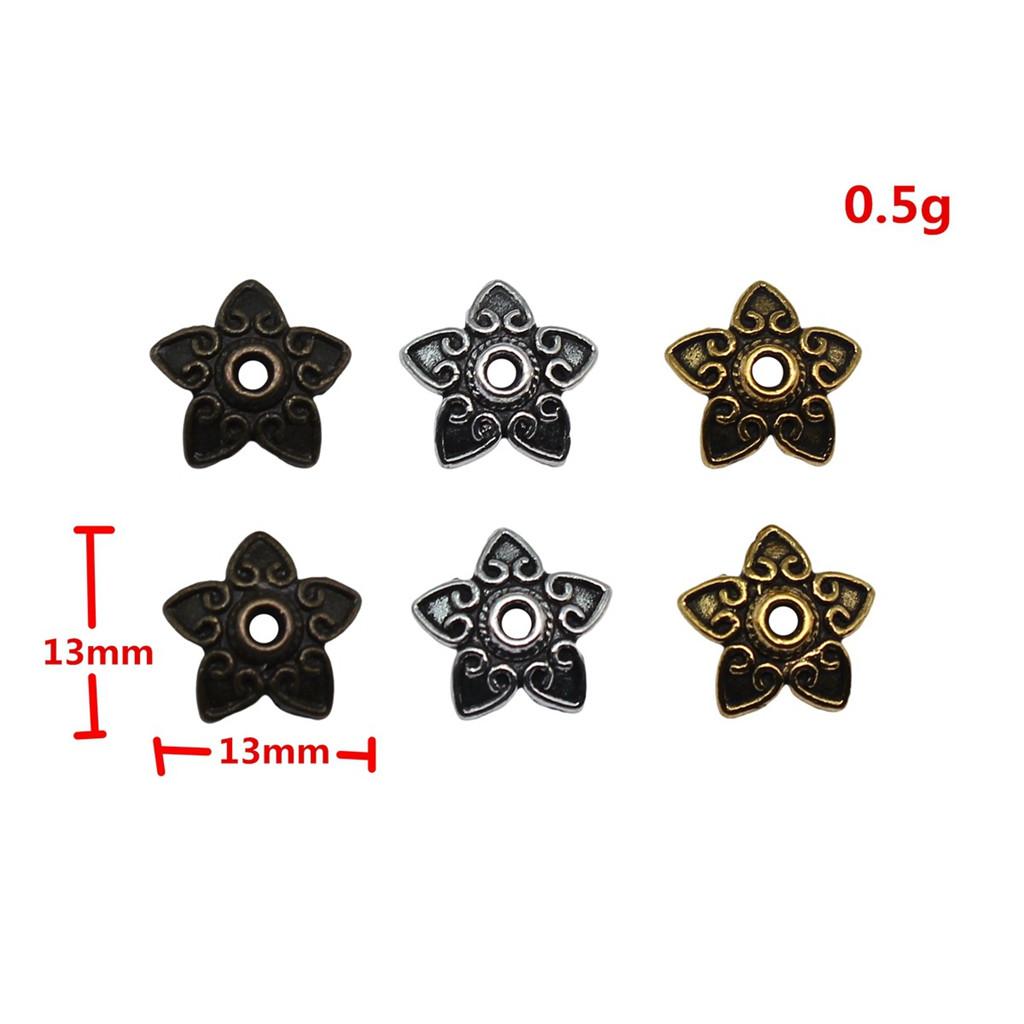 Flower Bead Cap Spacer Findings Ornate Covers For DIY Jewelry Making Materials