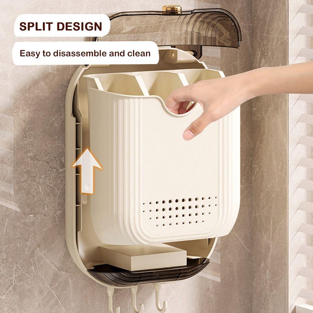 Wall Mounted Kitchen Utensil Drainer Breathable Utensil Drying Rack Durable Utensil Holder  Kitchen