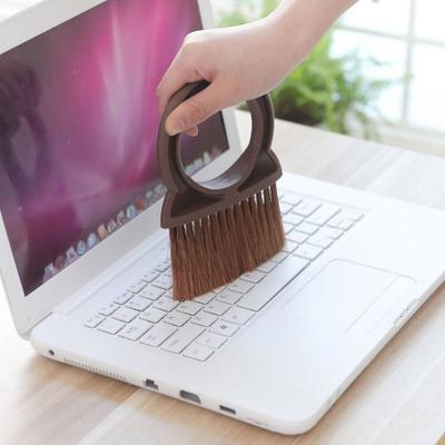 2Pcs/Set Cleaning Brush Set with Humanized Round Handle Portable Small Handheld Broom Dustpan Set Home Cleaning Accessories