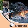 BBQ Grill Brush Stainless Steel Barbecue Grill Brush Cleaner For Outdoor Scraper Grilling Accessories Ergonomic Lightweight