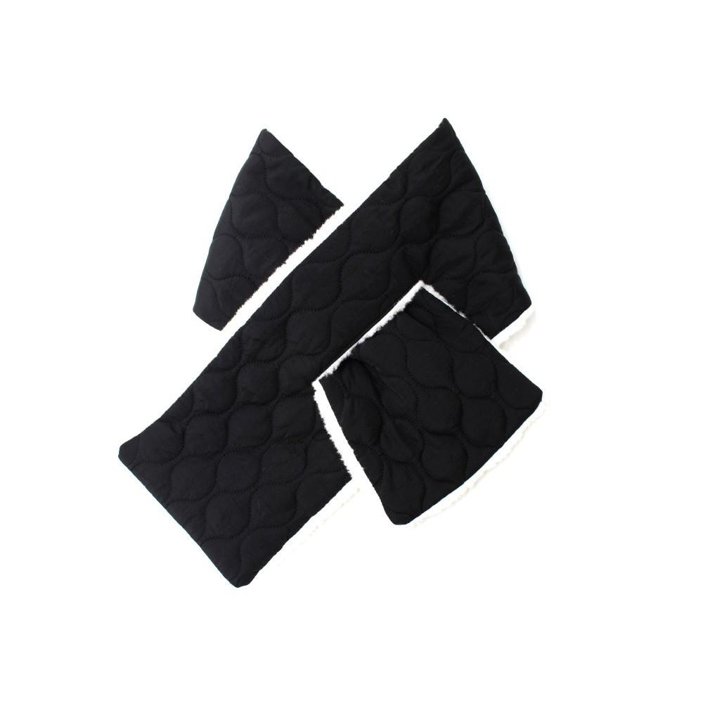 Fashion Thickened Winter Fleece Scarf Pure Color Korean Style Warm Knitted Scarf Unisex Shawl Wrap Winter Autumn