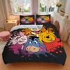 3pcs Eeyore Tigger Piglet Winnie the Pooh Bedding Set Includes 1 Quilt Cover and 2 Pillowcases, Comfortable B027