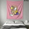Bugs Bunny Wall Tapestry Aesthetic Wall Hanging Printed Fabric Blanket Decorative Tapestries for Bedroom Living Room Home Decor