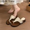 New Summer Metal Clip Toe Women's Slippers Fashion Ladies Outdoor Dress Slide Sandals