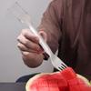 2 In 1 Watermelon Fork Slicer Stainless Steel Fruit Forks Slicer Multi-purpose Watermelon Cutter Knife Kitchen Accessories