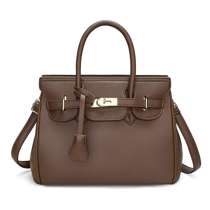 

2025 новая сумка Kelly большой вместимости женская 2025 новая классическая универсальная женская сумка-тоут на плечо, сумка-мессенджер