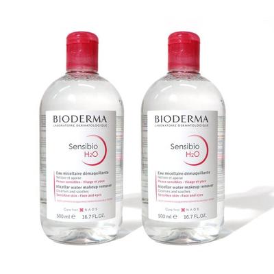 Bioderam Sensibio H2O Cleansing Water 500ml X 2 Packs