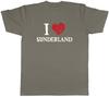 I Love Sunderland Mens TShirt Fishing Port Ship Building Tee Gift
